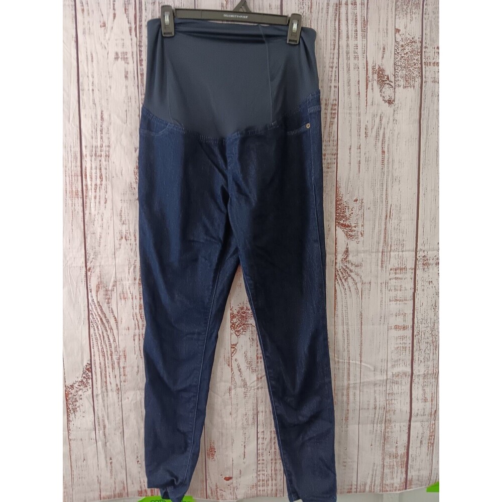 Maternity Jeans by Ingrid and Isabel Jeggins Jeans Size 6 (28R) Blue Stretch